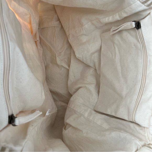 Aritzia Striped Canvas Tote - Picture 2 of 3